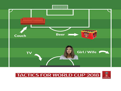 Wc Tactics 2018 best branding color design football fun logo soccer tactics typography vector worldcup