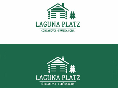 Laguna art brand branding design flat icon logo logotype type typography vector