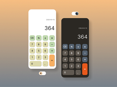 Calculator app - Daily UI 004