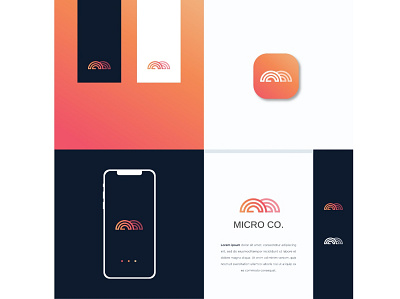 MicroCo. Logo Design branding design graphic design logo vector