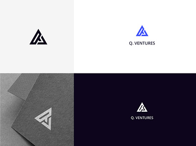 Q. Ventures Logo Design branding design graphic design illustration logo vector