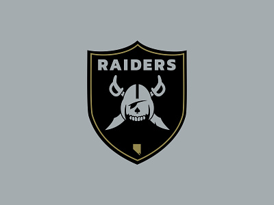 Las Vegas Raiders Logo Concept concept design football identity las vegas las vegas raiders logo logo concept raiders shield