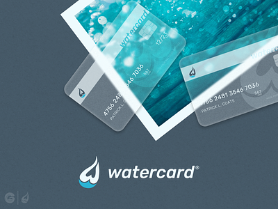 Watercard® Challenge card credit card debit card design design challenge identity logo ui ui design water watercard watercard challenge watercardchallenge