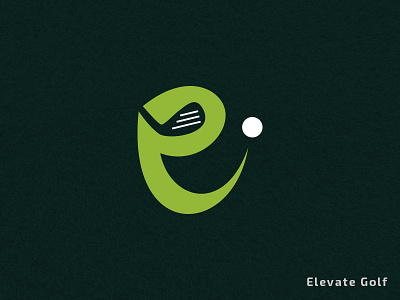 Daily Logo Challenge | Day 004 (Single Letter Logo) branding concept dailylogochallenge design design challenge e elevate golf identity logo logo challenge logo concept single letter logo type vector