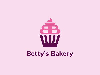 Daily Logo Challenge | Day 018 (Cupcake) bakery bakery logo bettys bakery branding concept cupcake dailylogochallenge design design challenge frosting identity logo logo challenge logo concept vector