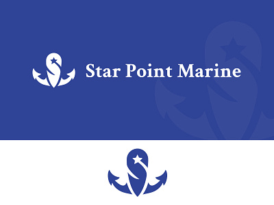 Daily Logo Challenge | Day 023 (Boat Logo) anchor boat logo branding concept dailylogochallenge design design challenge identity logo logo challenge logo concept marine point star star point marine vector