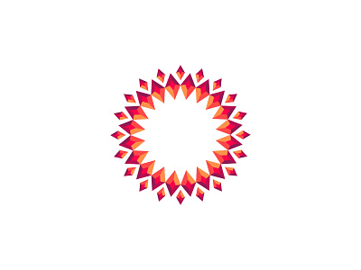 One Sun International Logomark branding gemstone logo gemstones icon identity logo logomark mark minimal sun sun logo symbol
