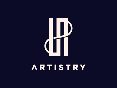 L.A Artistry Logo hair logo icon identity la logo logo logo design logomark mark minimal negativespace stylist logo symbol