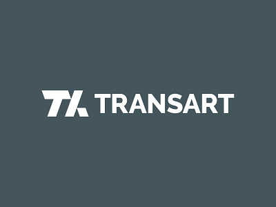 TRANSART Logo abstract logo art logo branding identity logo logomark mark minimal symbol ta logo tlogo