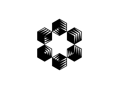 The Drop 246 Logomark (Unused) boxes boxlogo branding icon identity logo logomark negativespace polygon polygonlogo star starlogo symbol