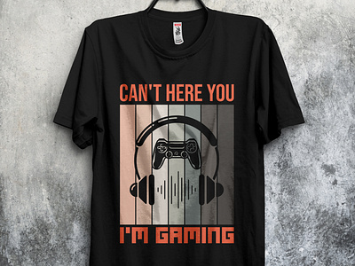 Gaming t shirt design