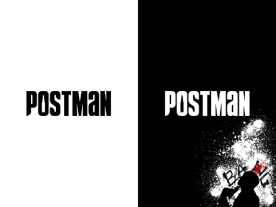 "Postman" Comics Logo Branding