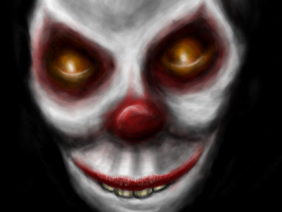H-Clown drwaing illustration study