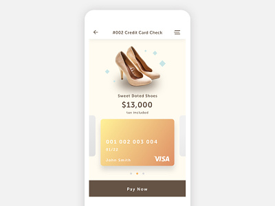 Daily UI #002 Credit Card Checkout 002 app checkout credit daily dailyui ui