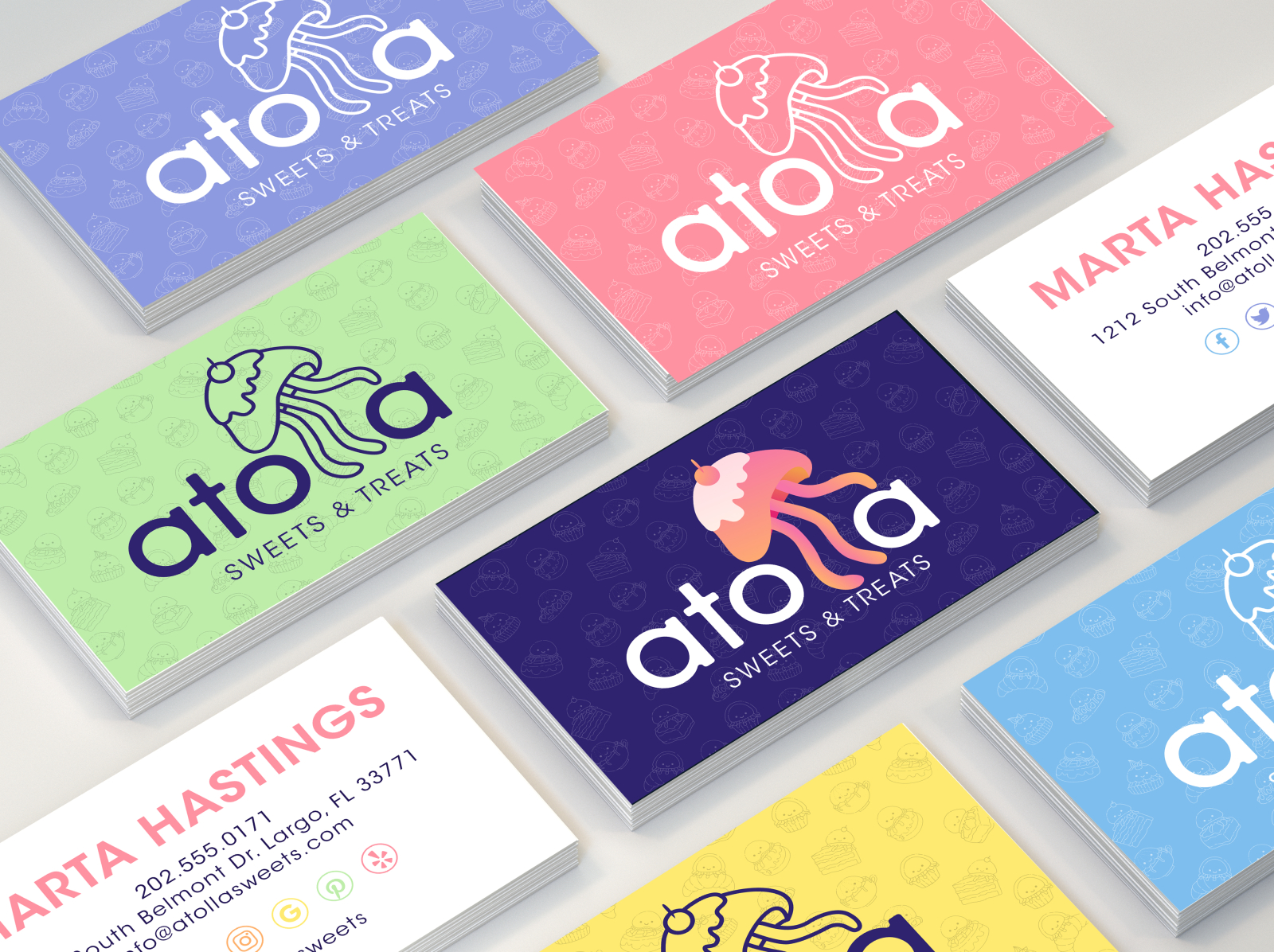 Atolla Business Card By Erin Feldman Designs On Dribbble 9189