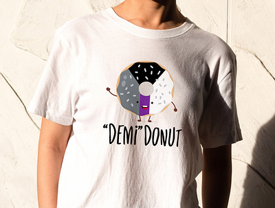 Demi Donut Shirt apparel design character design design graphic design illustration shirt design