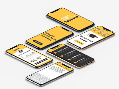 typed app layouts app design branding character design graphic design logo design ui ux web design