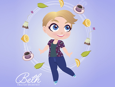 Beth Bestea Illustration character design digital art graphic design illustration logo logo design vector illustartion