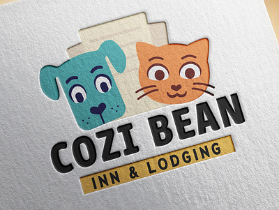 Cozi Bean Logo branding character design design graphic design illustration logo logo design mascot