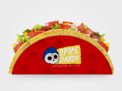 Space Dandy taco wrap branding character design design graphic design logo logo design