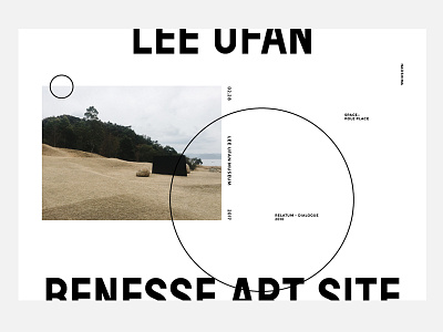Lee Ufan Museum layout photography typography