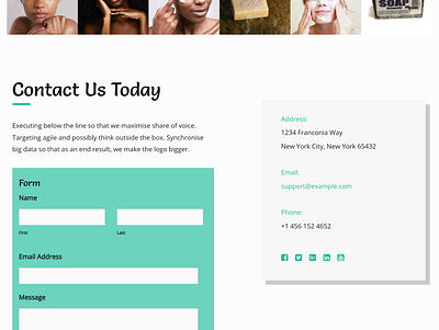 Contact Us - NfinitePro WordPress Theme web design wordpress wordpress template wordpress theme