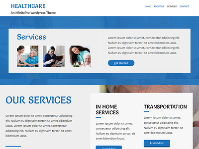 Home Healthcare | Contact Page | Nfinite WordPress Theme web design wordpress wordpress template wordpress theme