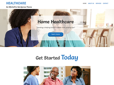 Home Healthcare | Home Page | Nfinite WordPress Theme