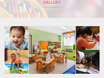 Childcare | Gallery Page | Nfinite WordPress Theme