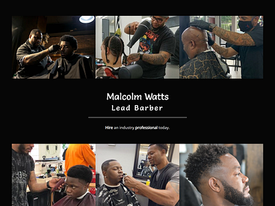 Barbershop | Gallery Page | Nfinite WordPress Theme