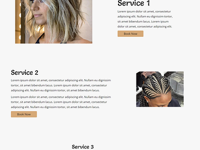 Beauty Salon | Services Page | Nfinite WordPress Theme web design wordpress wordpress template wordpress theme