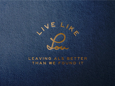 Live Like Lou Leaving ALS branding business design design graphic design software design website website design