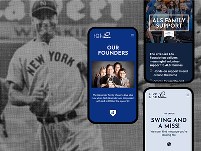 Live Like Lou Founders branding business design design graphic design logo software design website