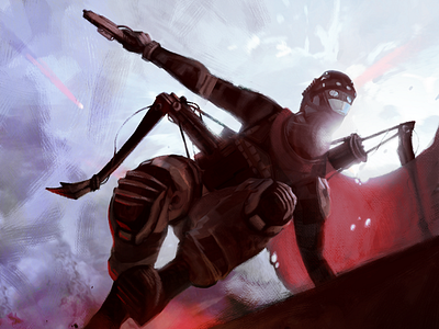 Jager - Storm Raider apexlegends characterart characterdesign conceptart cyberpunk dnd fantasy futuristic rpg