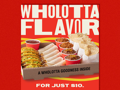 wholotta box email branding email design tacos typography