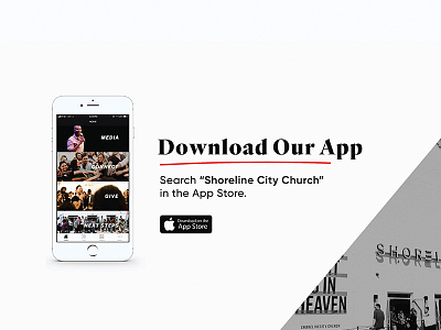 App Launch Screen app church church graphics clean photo screen simple