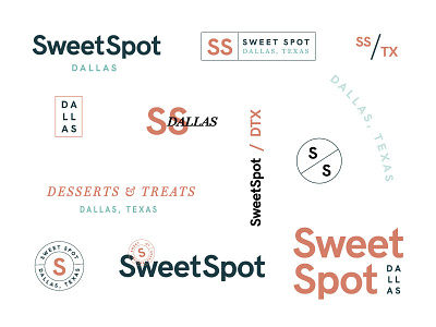 Sweet Spot - Concept branding dessert icon logo restaurant