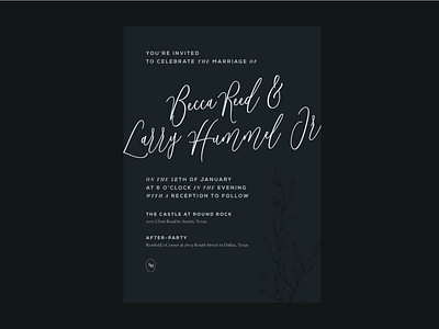 wedding invitation concept