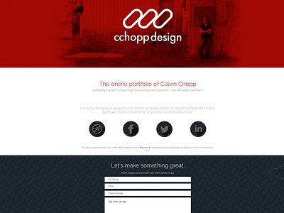 Live at last. color design flat portfolio web web design