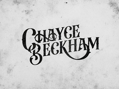 Chayce Beckham branding branding country music illustration lettering logos type