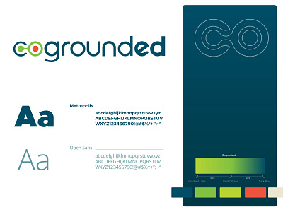 Cogrounded - Brand Development branding edtech logos startups wip