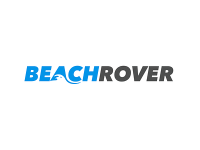 Beach Rover beach branding branding agency logo logotype negative space wave