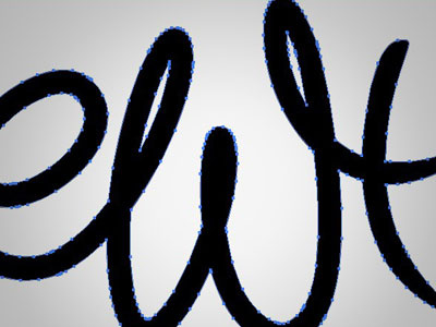 Monogram flushing handwritten logo monogram
