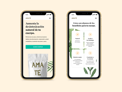 Amate responsivo mobile ui natural nature responsive design ui ui design