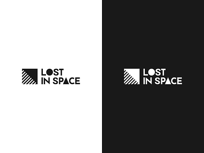 Lost In Space Logo Design abstract letter logo logo lost in space retro