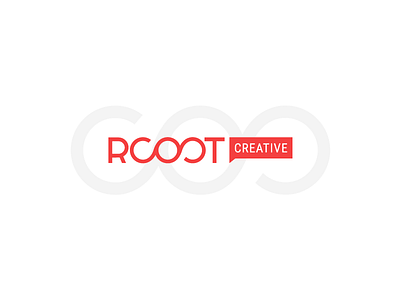 Rooot Big Logo creative double infinity logo red rooot
