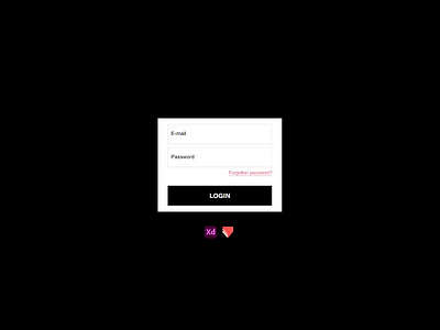 Prototype Login - Adobe XD + Protopie 🔑 adobe xd app design login mobile mobile design protopie prototype sign in sign up ui