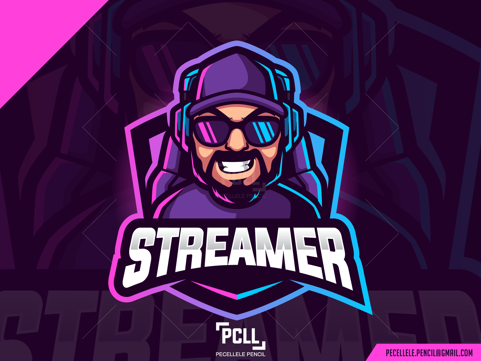 streamer-logo-for-sale-by-pecellele-pencil-on-dribbble