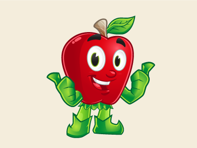 Apple Mascot