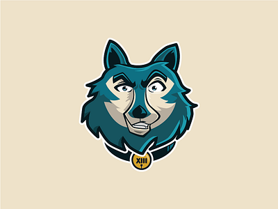 Wolf's Head animal beast character design head icon illustration logo lone mascot vector wolf